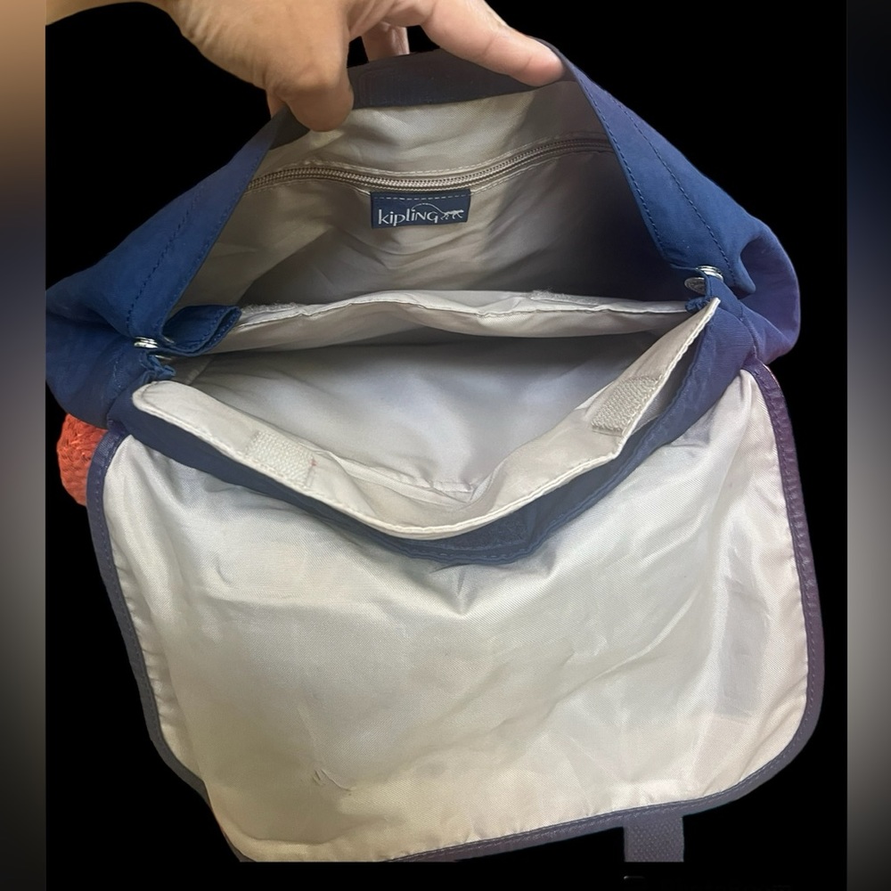 Kipling Large Backpack Dark Blue W/ Laptop Sleeve - image 7